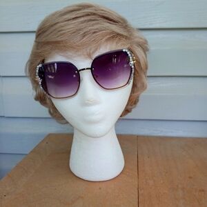 Dark purple sunglasses